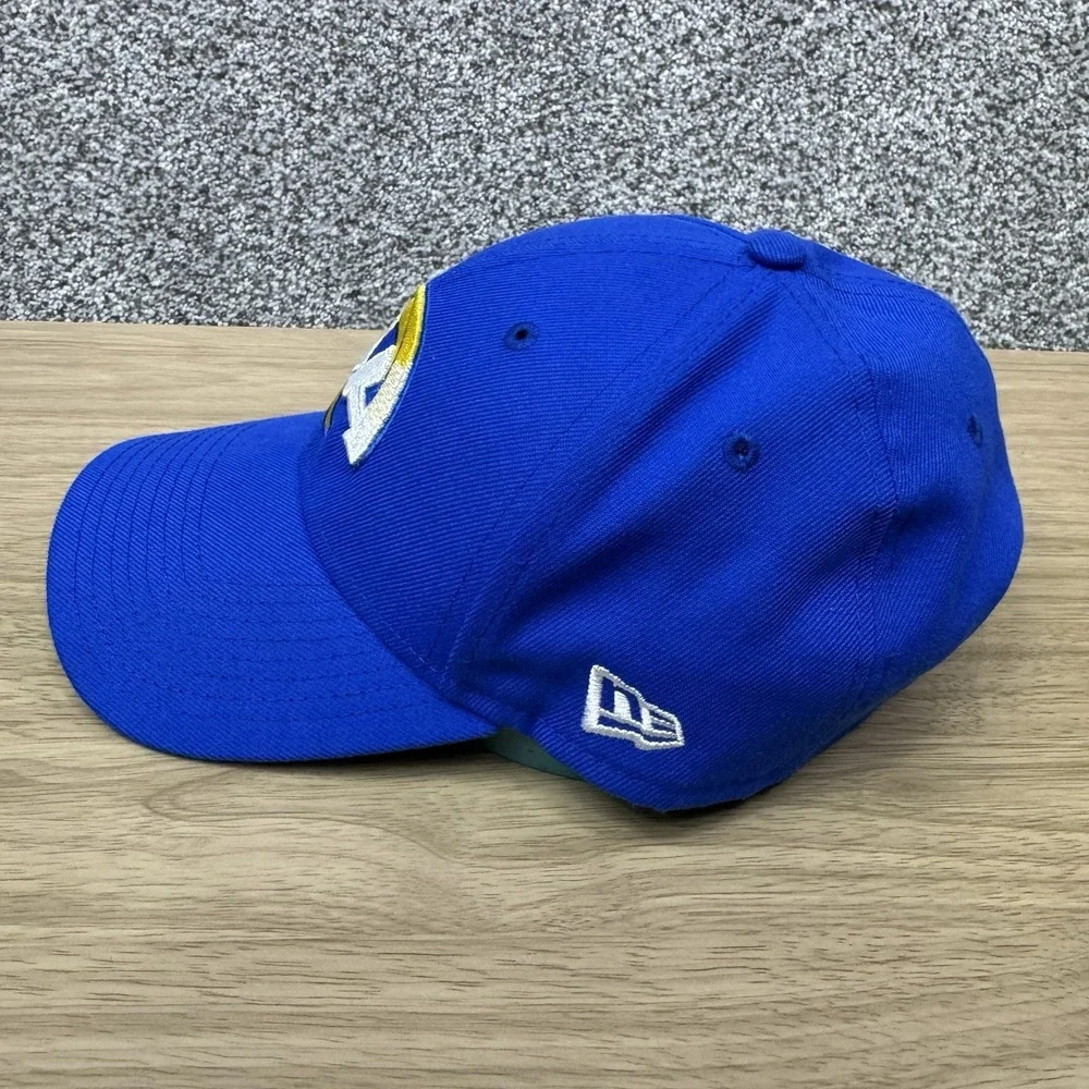 LA Rams Hat Cap Strap Back Blue‎ Super Bowl LVI Patch Adult Unisex NFL Football